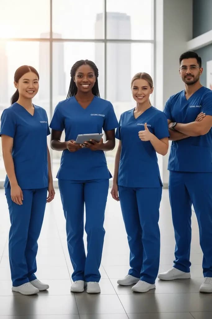 Healthcare recruitment team