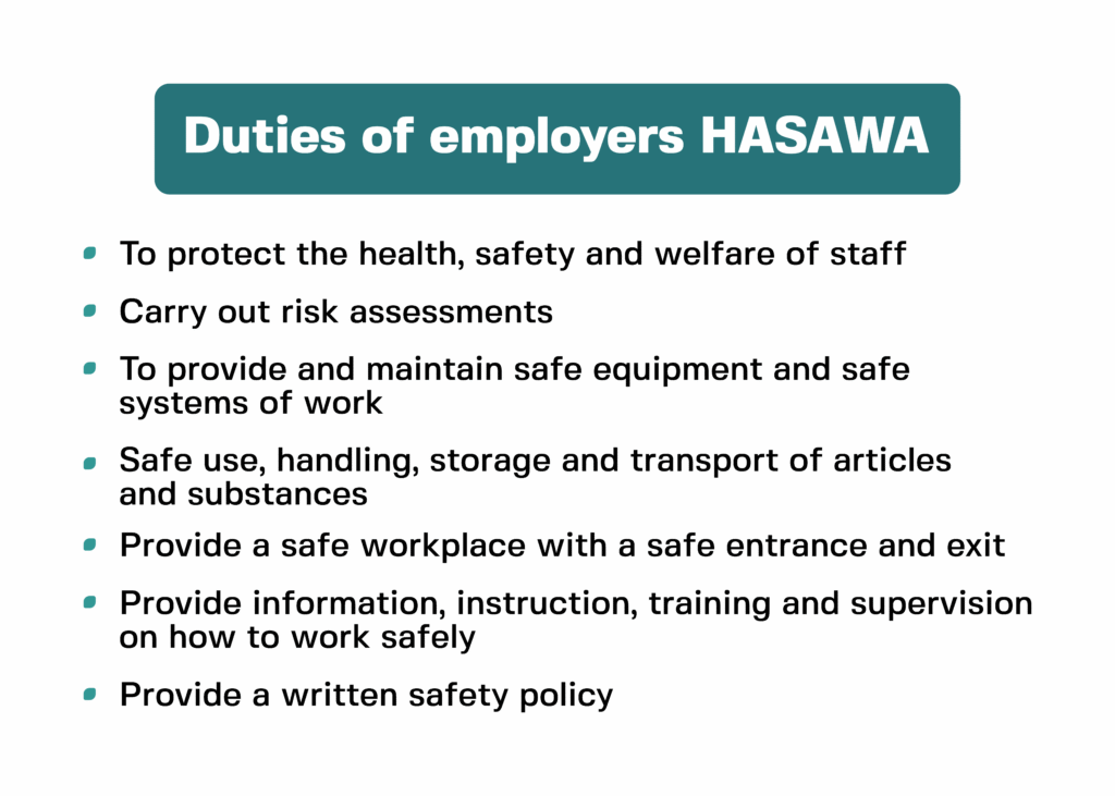 Duties of Employers HASAWA