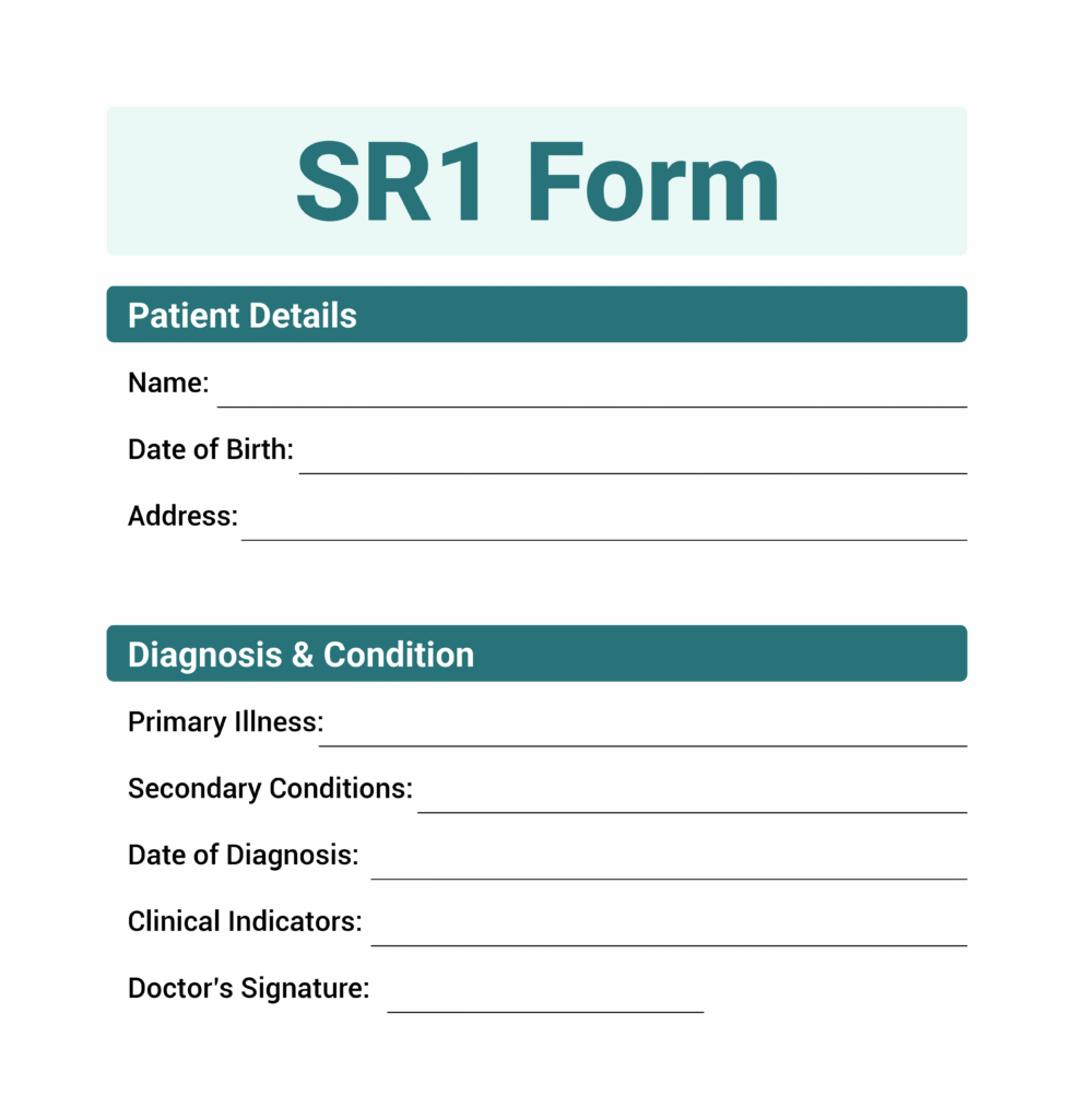 What is an SR1 Form