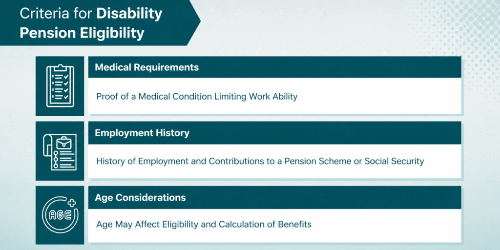 Criteria for Disability Pension Eligibility
