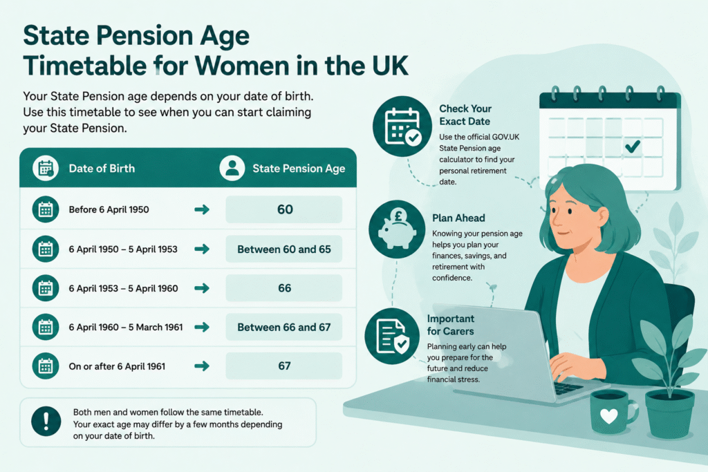 Retirement Age UK for Female Workers in 2026?