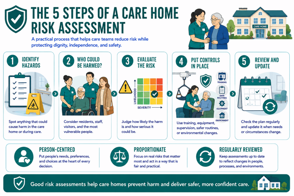 5 steps of care home risk assessment