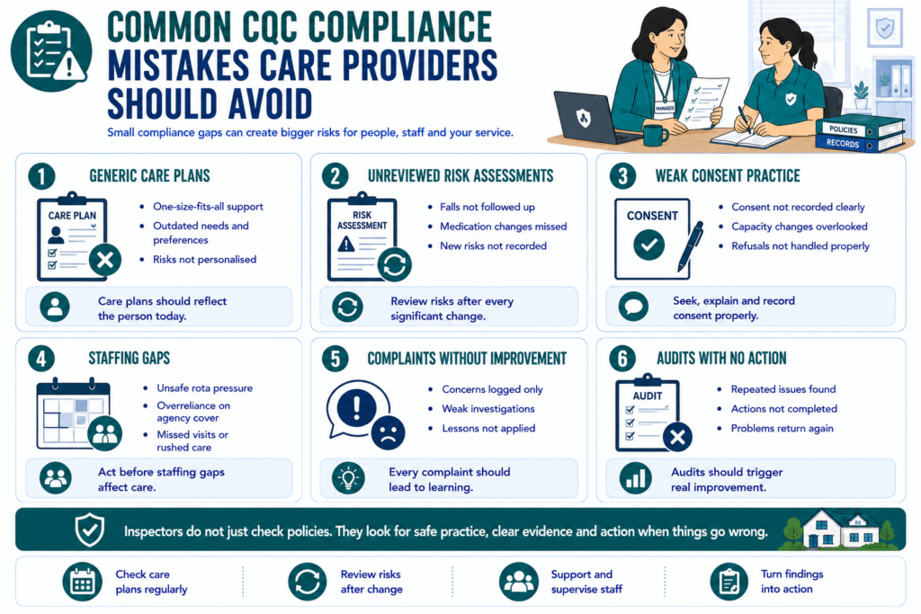 Common CQC compliance mistakes to avoid