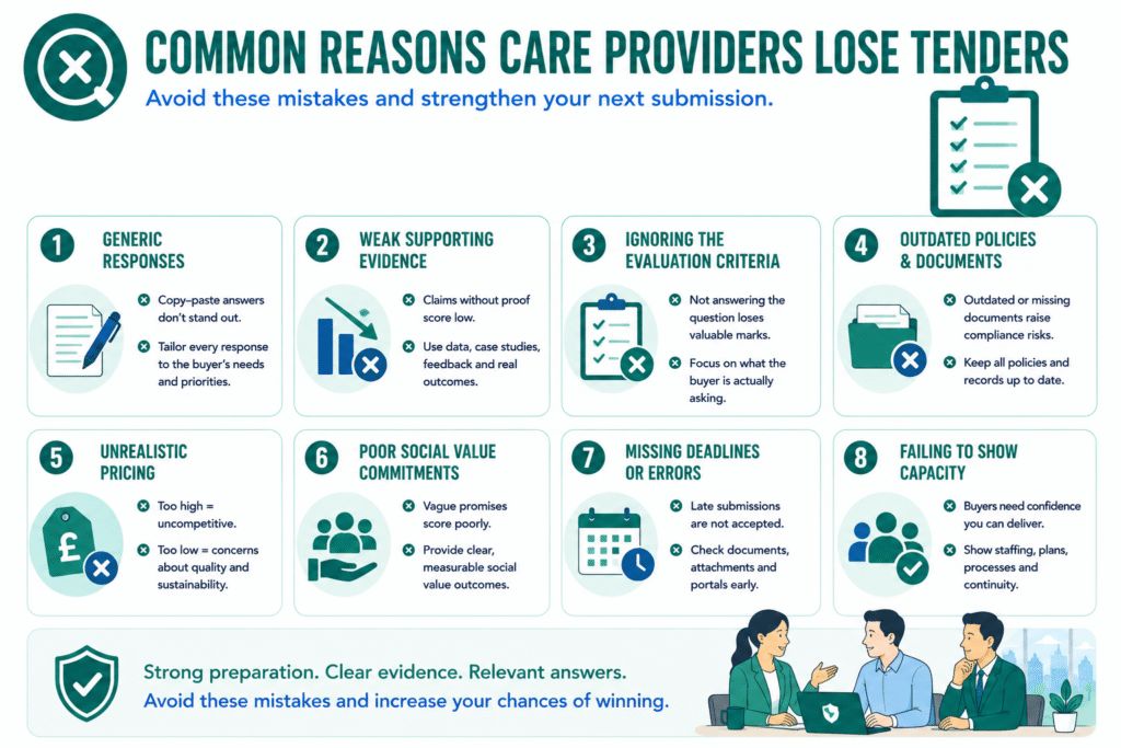Common mistakes in tender submissions