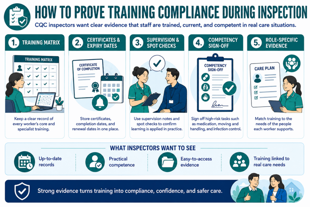 How to prove training compliance