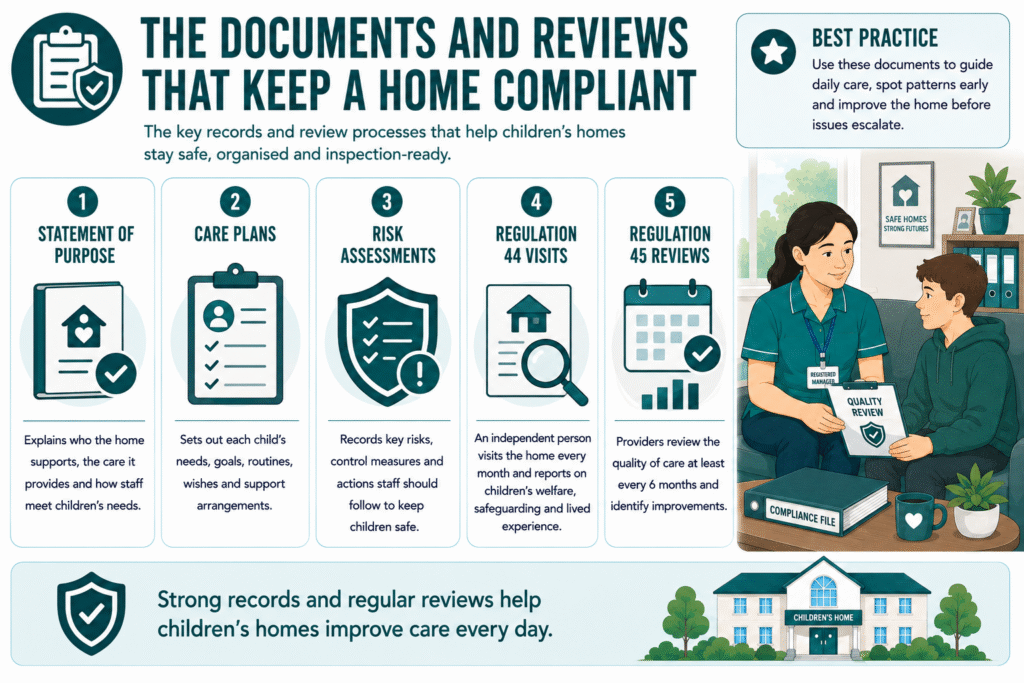 Childcare home compliance - documents and reviews