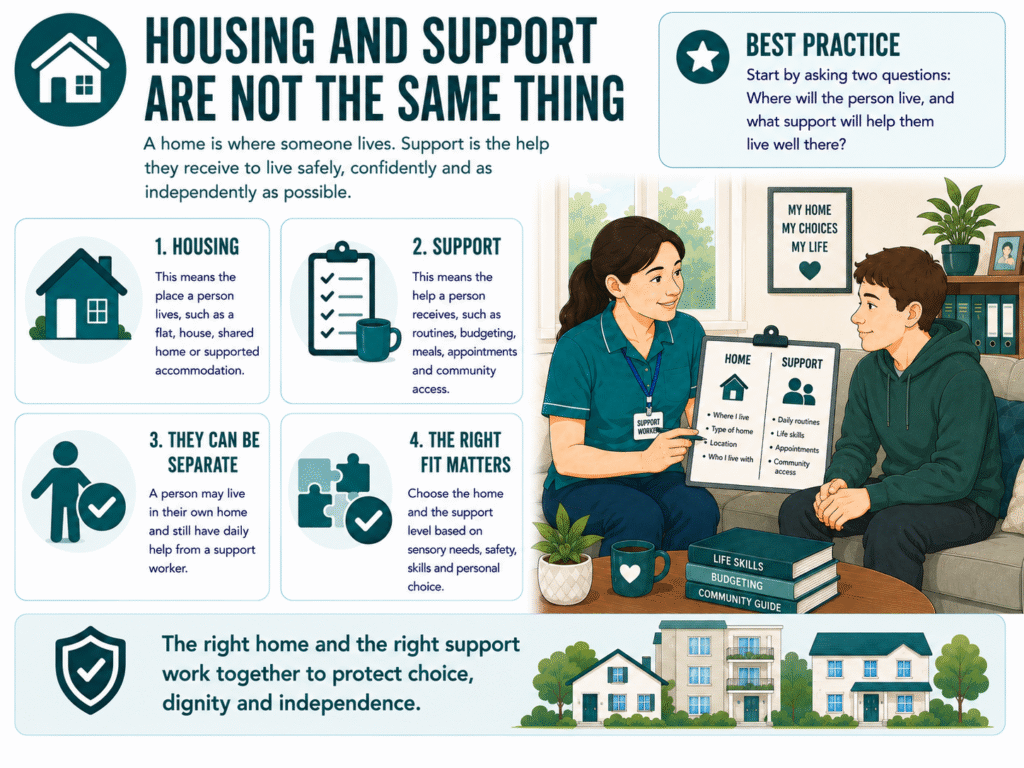 Housing and support - understanding the difference